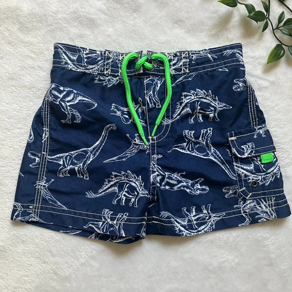 Carter’s Dinosaur Swim Trunks 18M Navy Blue